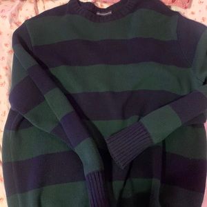 Brianna cotton thick stripe sweater